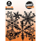 Simon Says Stamp! Studio Light LET IT SNOW Grunge Stencil slgrmask158