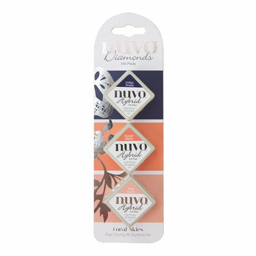 Simon Says Stamp! Tonic CORAL SKIES Nuvo Diamond Hybrid Ink Pads 95n