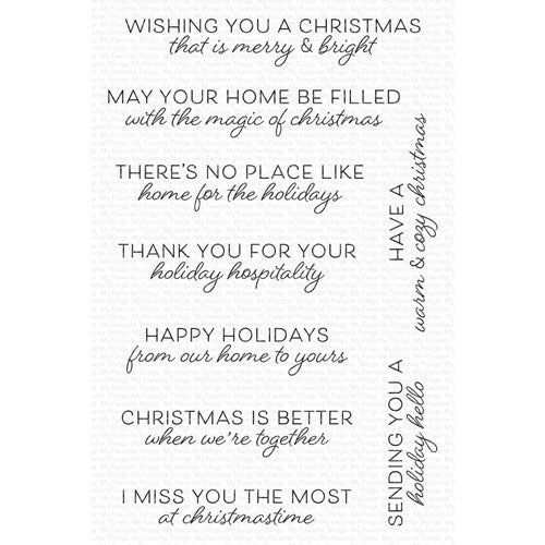 Simon Says Stamp! My Favorite Things HOME FOR THE HOLIDAYS Clear Stamps cs731