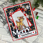 Simon Says Stamp! Whimsy Stamps REINDEER GAMES SHINE BRIGHT Clear Stamps BS1052