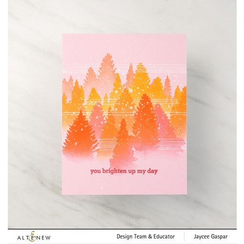 Simon Says Stamp! Altenew PINE FOREST Simple Coloring Stencils ALT7534