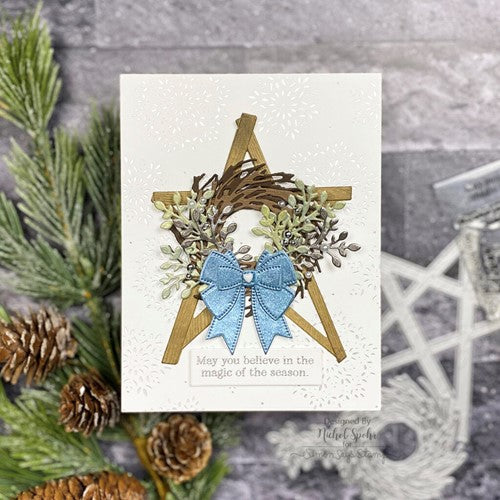 Simon Says Stamp! Papertrey Ink FANCIFUL SNOWFLAKE BACKGROUND Hot Foil Plate PTI-0519