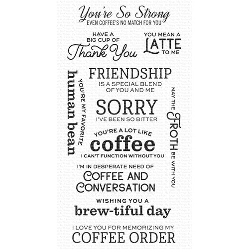 Simon Says Stamp! My Favorite Things COFFEE AND CONVERSATION Clear Stamps cs733