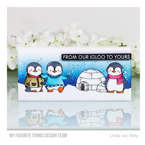 Simon Says Stamp! My Favorite Things PLAYFUL PENGUINS Clear Stamps yuzu013 | color-code:ALT1