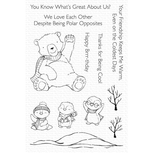 Simon Says Stamp! My Favorite Things POLAR OPPOSITES Clear Stamps sy53
