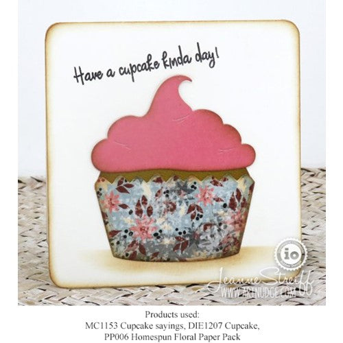Simon Says Stamp! Impression Obsession Clear Stamps CUPCAKES SAYINGS Clear Stamps MC1153