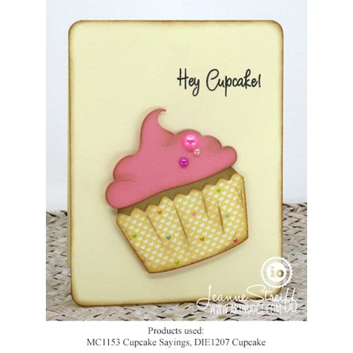 Simon Says Stamp! Impression Obsession Clear Stamps CUPCAKES SAYINGS Clear Stamps MC1153