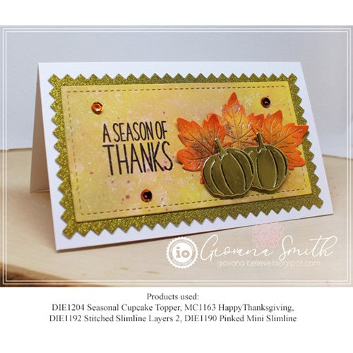 Simon Says Stamp! Impression Obsession Clear Stamps HAPPY THANKSGIVING Clear Stamps MC1163