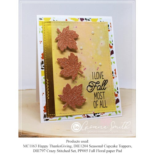Simon Says Stamp! Impression Obsession Clear Stamps HAPPY THANKSGIVING Clear Stamps MC1163