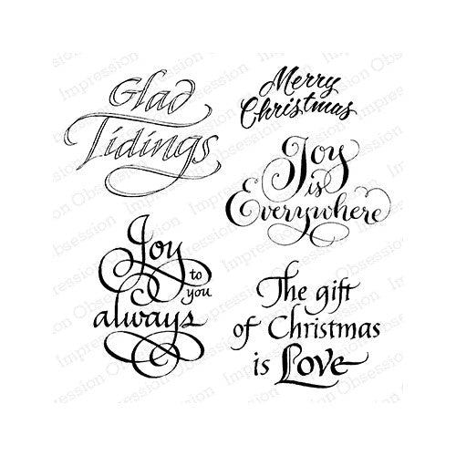 Simon Says Stamp! Impression Obsession Clear Stamps GLAD TIDINGS Clear Stamps CS1162