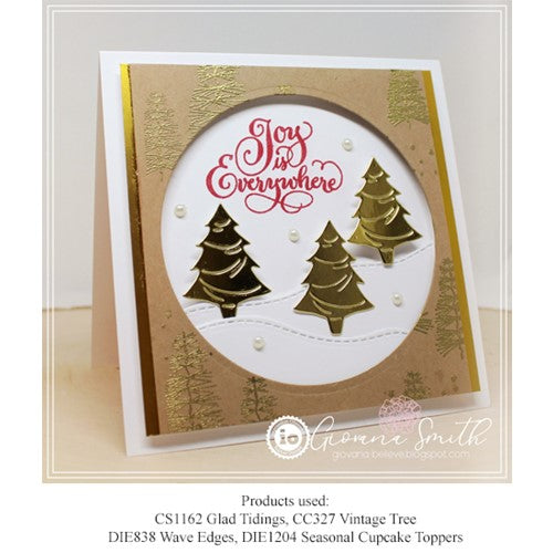 Simon Says Stamp! Impression Obsession Clear Stamps GLAD TIDINGS Clear Stamps CS1162