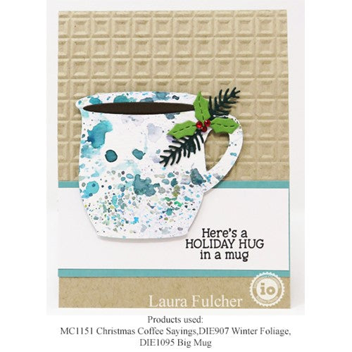Simon Says Stamp! Impression Obsession Clear Stamps CHRISTMAS COFFEE SAYINGS Clear Stamps MC1151