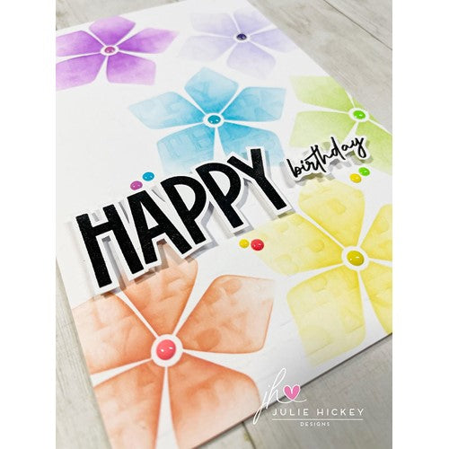 Simon Says Stamp! Julie Hickey Designs HAPPY AND MORE Clear Stamps JHE1032