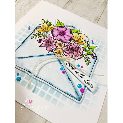 Simon Says Stamp! Julie Hickey Designs SENT WITH LOVE Clear Stamps JH1064