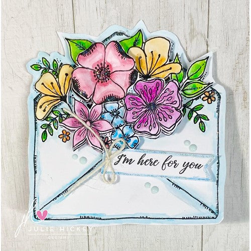 Simon Says Stamp! Julie Hickey Designs SENT WITH LOVE Clear Stamps JH1064
