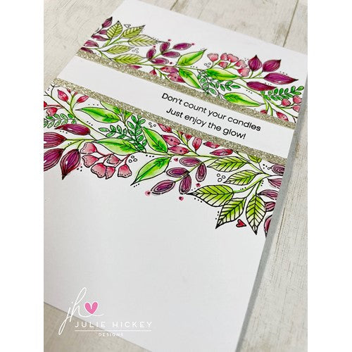 Simon Says Stamp! Julie Hickey Designs FANCY FOLIAGE Clear Stamps JH1066