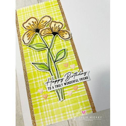 Simon Says Stamp! Julie Hickey Designs BACKGROUNDS 1 Stencil JHD-STEN-1003