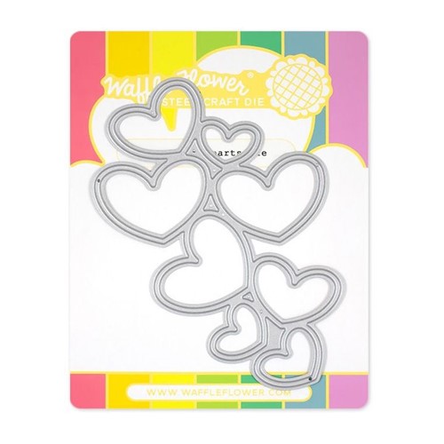 Simon Says Stamp! Waffle Flower OUTLINE HEARTS Die 421176
