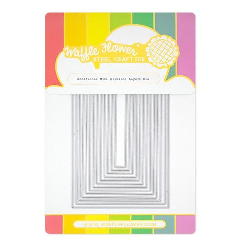 Simon Says Stamp! Waffle Flower ADDITIONAL MINI SLIMLINE LAYERS Dies 421159