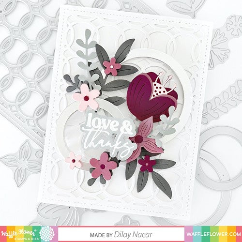 Simon Says Stamp! Waffle Flower LAYERED FLOWERS Dies 421158