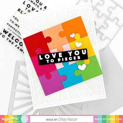 Simon Says Stamp! Waffle Flower PUZZLE Clear Stamps 421191