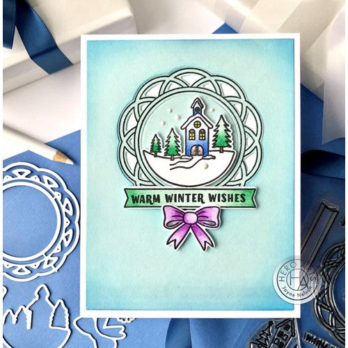 Simon Says Stamp! Hero Arts Clear Stamps WINTER WISHES CM669
