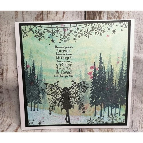 Simon Says Stamp! Fairy Hugs PINE CLUSTER Clear Stamp FHS-514