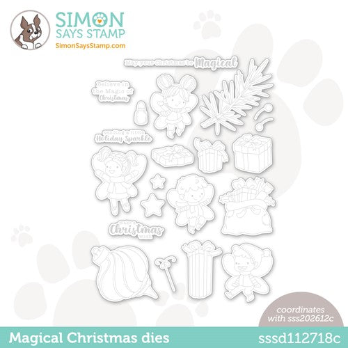 Simon Says Stamp! Simon Says Stamp MAGICAL CHRISTMAS Wafer Dies sssd112718c Holiday Sparkle