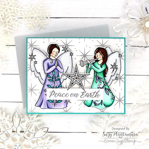 Simon Says Stamp! Simon Says Stamp PEACE ON EARTH Wafer Dies sssd112716c Holiday Sparkle | color-code:ALT0