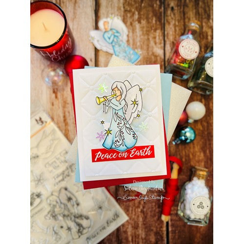 Simon Says Stamp! Simon Says Stamp PEACE ON EARTH Wafer Dies sssd112716c Holiday Sparkle