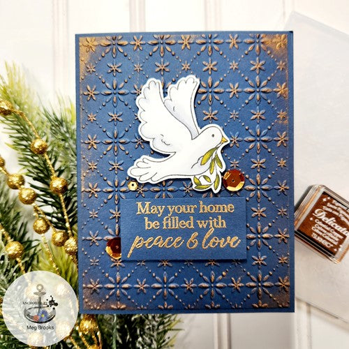 Simon Says Stamp! Simon Says Stamp PEACE ON EARTH Wafer Dies sssd112716c Holiday Sparkle | color-code:ALT2