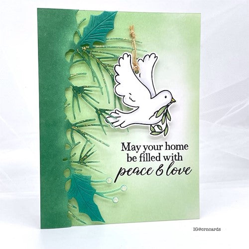 Simon Says Stamp! Simon Says Stamp PEACE ON EARTH Wafer Dies sssd112716c Holiday Sparkle