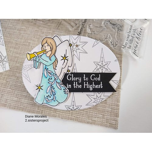 Simon Says Stamp! Simon Says Stamp PEACE ON EARTH Wafer Dies sssd112716c Holiday Sparkle