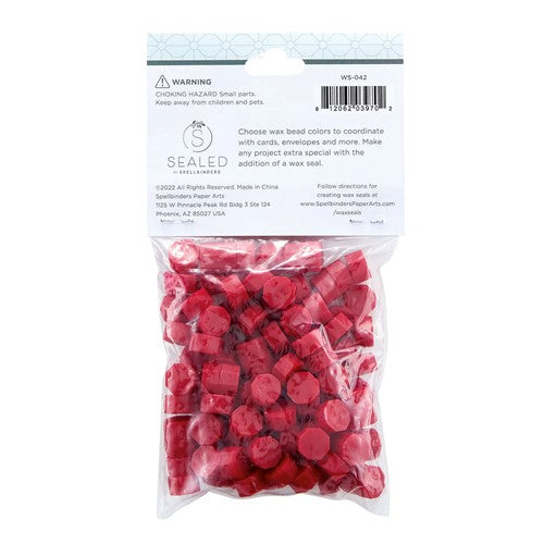 Simon Says Stamp! WS-042 Spellbinders RED Wax Beads