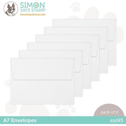 Simon Says Stamp! Simon Says Stamp Envelopes A7 WHITE sss95