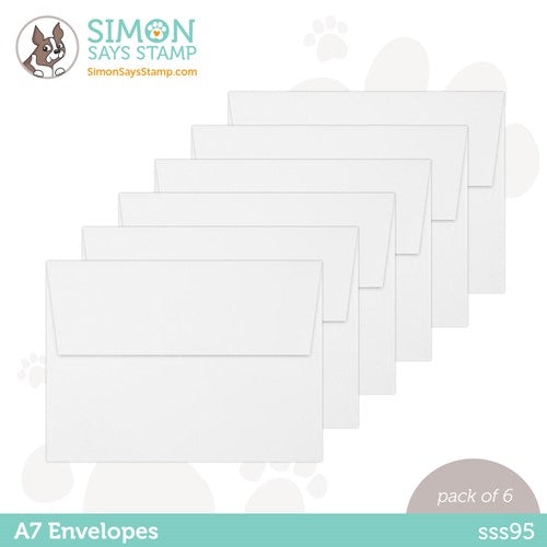 Simon Says Stamp! Simon Says Stamp Envelopes A7 WHITE sss95