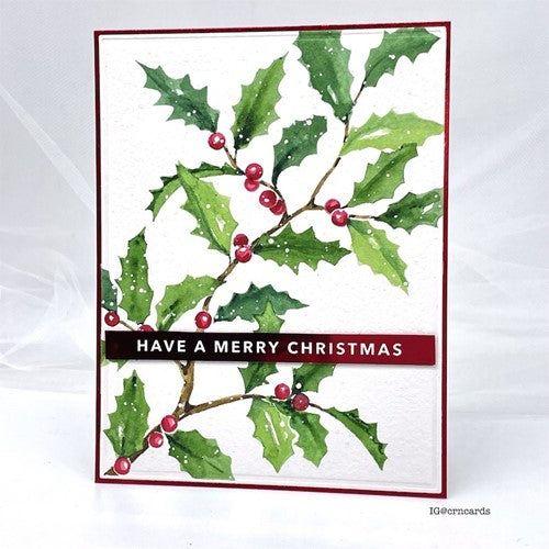 Simon Says Stamp! Simon Says Stamp Sentiment Strips BOLD CHRISTMAS ACETATE sssg131129