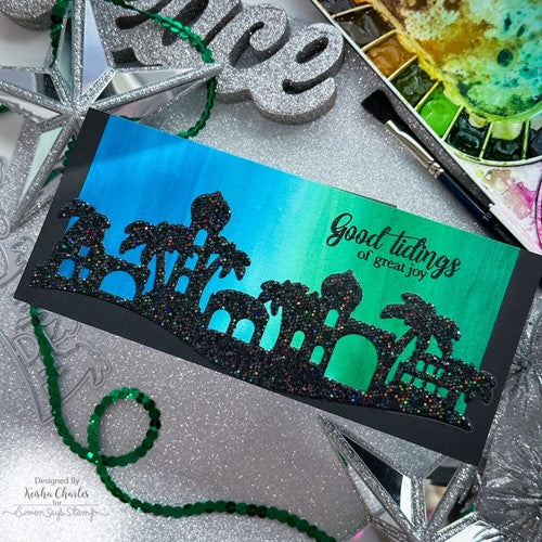 Simon Says Stamp! Simon Says Stamp LUXE GLITTER CARDSTOCK BASIC Assortment ssp1022 Holiday Sparkle