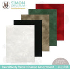 Simon Says Stamp! Simon Says Stamp PAWSITIVELY VELVET LUXURY CARDSTOCK Classic ssp1016