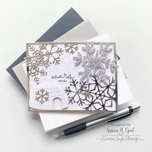 Simon Says Stamp! Simon Says Stamp Cardstock CHRISTMAS GLITTER 6x6 sss326 Holiday Sparkle