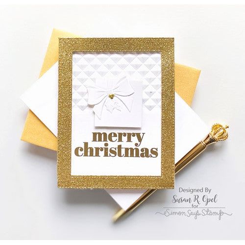 Simon Says Stamp! Simon Says Stamp Cardstock CHRISTMAS GLITTER 6x6 sss326 Holiday Sparkle