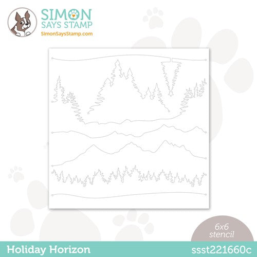 Simon Says Stamp! Simon Says Stamp Stencil HORIZON ssst221660c