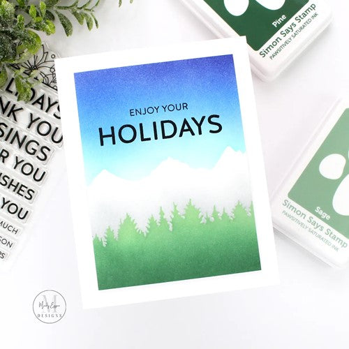 Simon Says Stamp! Simon Says Stamp Stencil HORIZON ssst221660c | color-code:ALT0