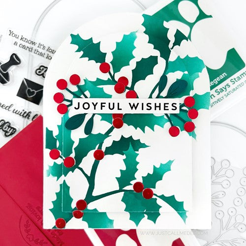 Simon Says Stamp! Simon Says Stamp Stencils HOLLY BRANCH ssst221608c Holiday Sparkle | color-code:ALT0