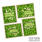 Simon Says Stamp! Simon Says Stamp Stencils RETRO LAYERING CHRISTMAS BERRIES ssst221641 Holiday Sparkle | color-code:ALT0