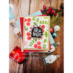 Simon Says Stamp! Simon Says Stamp Stencils RETRO LAYERING CHRISTMAS BERRIES ssst221641 Holiday Sparkle