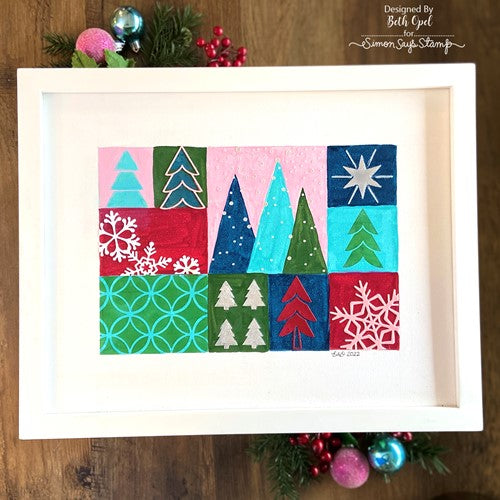 Simon Says Stamp! Simon Says Stamp Stencil TREE LOT ssst221644 Holiday Sparkle | color-code:ALT4