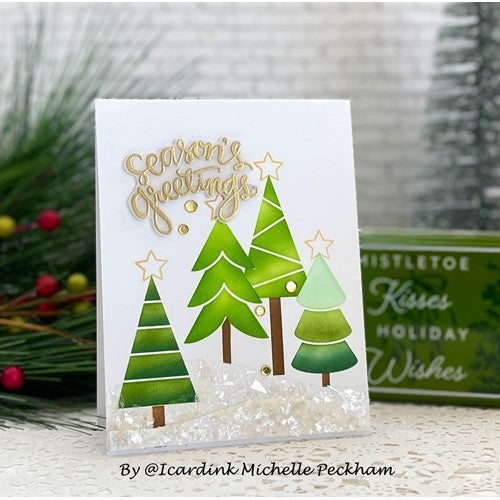 Simon Says Stamp! Simon Says Stamp Stencil TREE LOT ssst221644 Holiday Sparkle