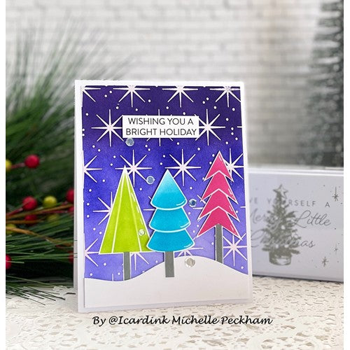 Simon Says Stamp! Simon Says Stamp Stencil TREE LOT ssst221644 Holiday Sparkle