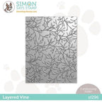 Simon Says Stamp! Simon Says Stamp Embossing Folder LAYERED VINE sf296 Holiday Sparkle